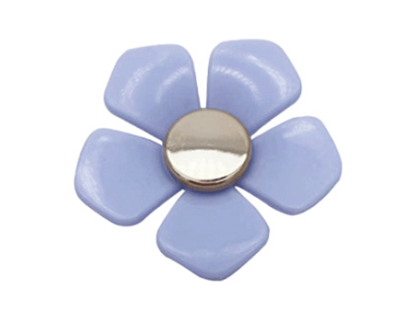 Jibbitz Big Blue Metal Flower