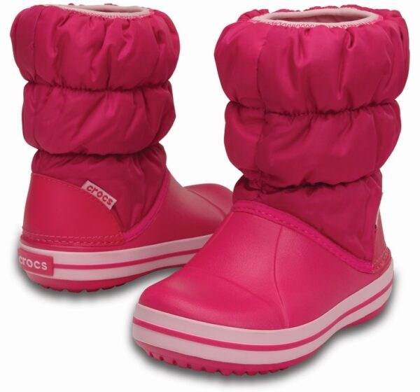 Crocs Winter Puff Boot Kids Candy Pink - Image 3