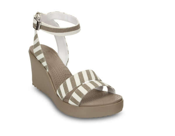 Crocs Leigh Graphic Wedge Mushroom White - Image 2