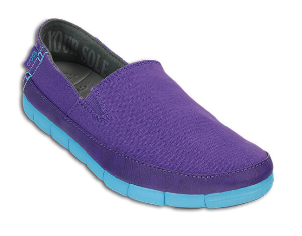 Crocs Stretch Sole Loafer Women Ultraviolet Electric Blue - Image 2