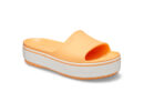 Crocs Crocband Platform Slide Cantaloupe White