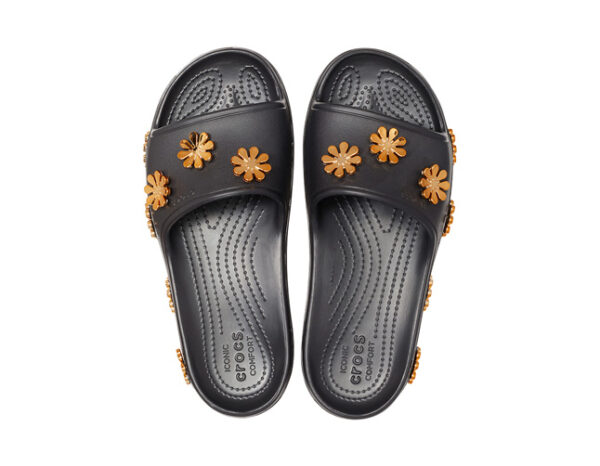 Crocs Crocband Platform Metallic Blooms Black - Image 3