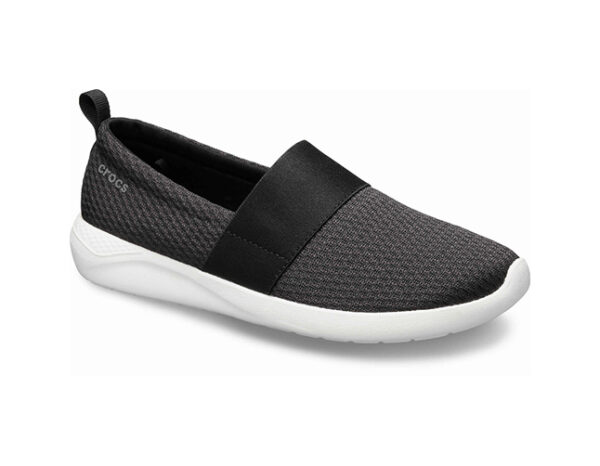 Crocs LiteRide Mesh Slip On Black White - Image 2