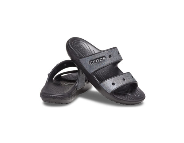 Crocs Classic Glitter II Sandal BLACK - Image 3