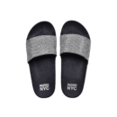Steve Madden NYC Women?s Bling Fancie Slide Sandals Black