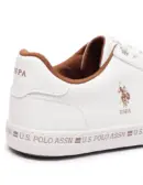 US Polo Men Central Lacing Solid Conrad Sneakers White