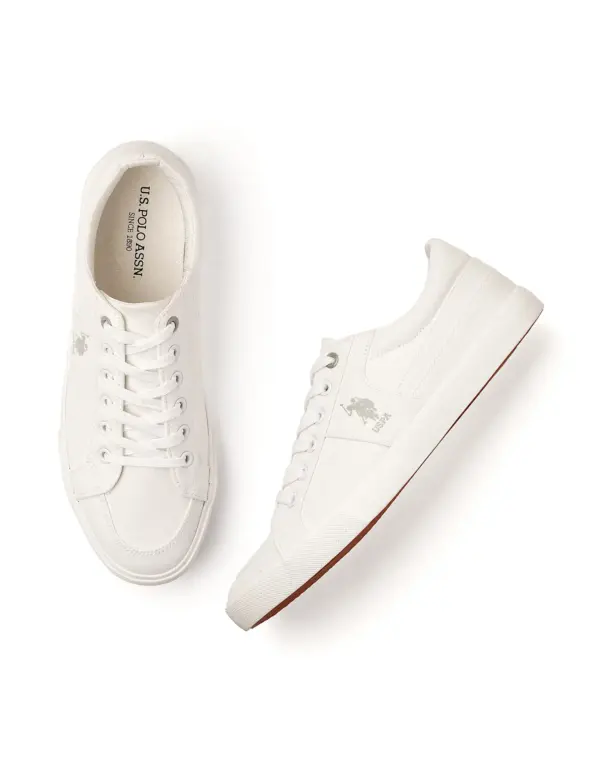 US Polo Assn Men Clarkin Textured Sneakers - Image 3