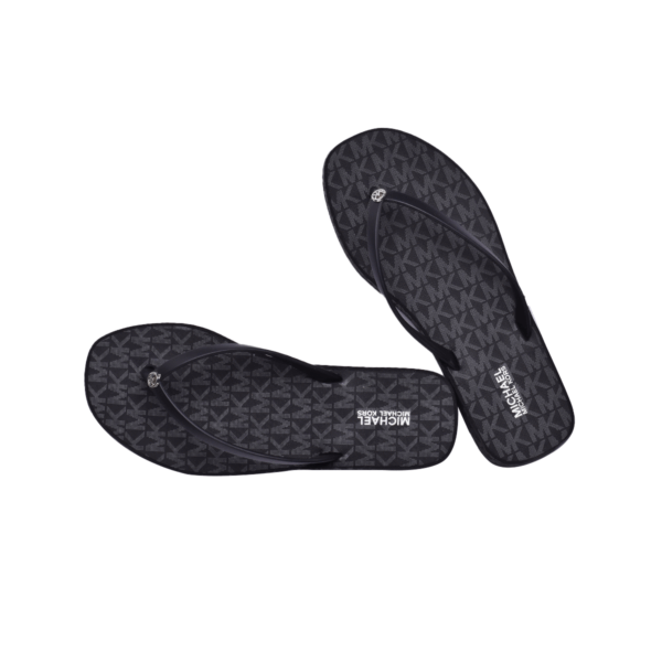 Michael Kors Lilo Wedge Flip Flop Women Black/Black - Image 2