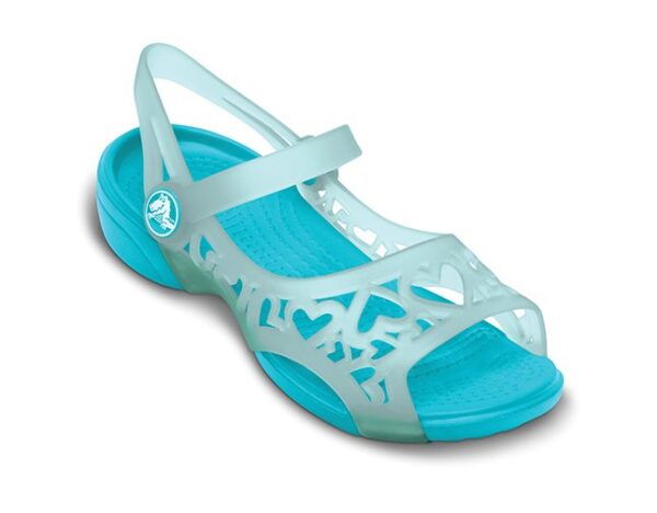 Crocs Adrina Hearts Sandal  Sea Foam Surf - Image 4