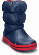 Crocs Winter Puff Boot Kids Navy Red