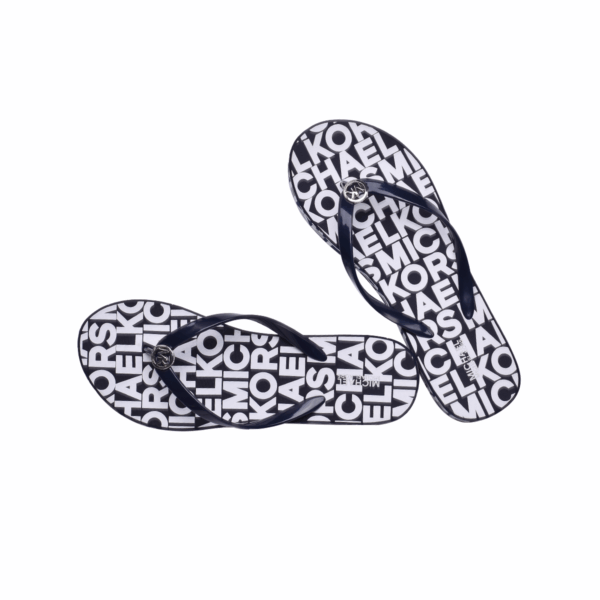 Michael Kors Lilo Wedge Flip Flop Women Navy - Image 2