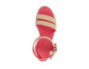 Crocs Leigh Graphic Wedge Melon Stucco