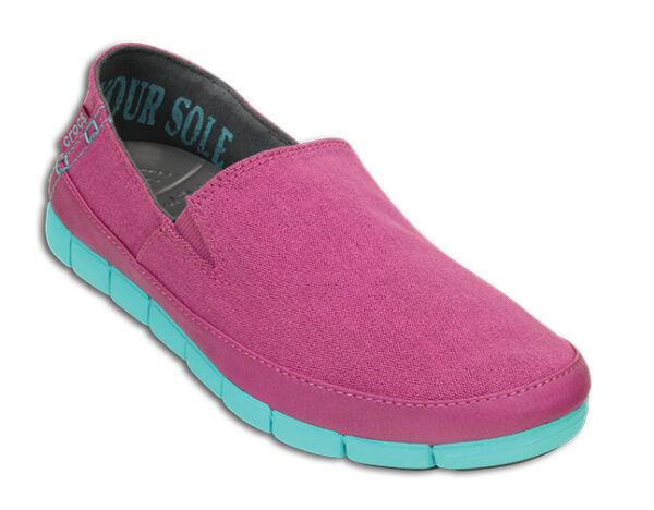 Crocs Stretch Sole Loafer Women Vibrant Violet Pool - Image 2