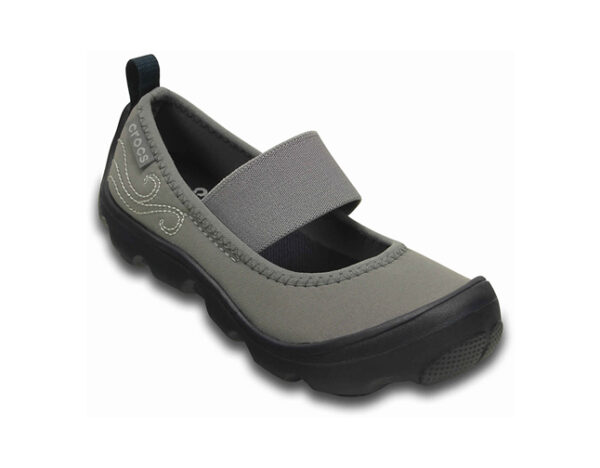 Crocs Duet Busy Day Mary Jane Children's Navy Light Grey - Image 2
