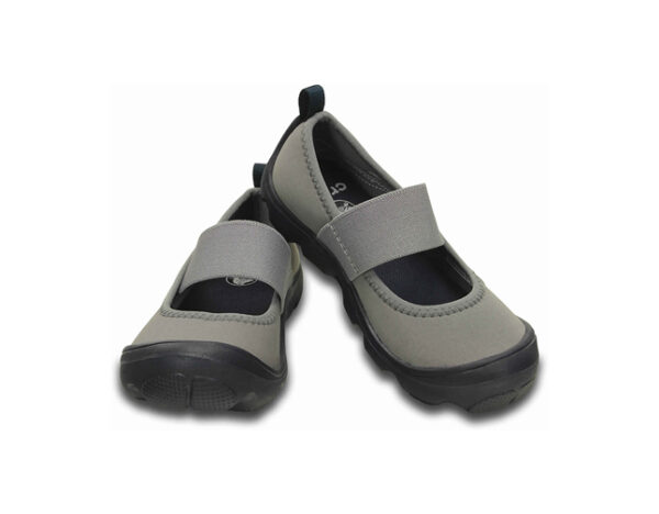 Crocs Duet Busy Day Mary Jane Children's Navy Light Grey - Image 4