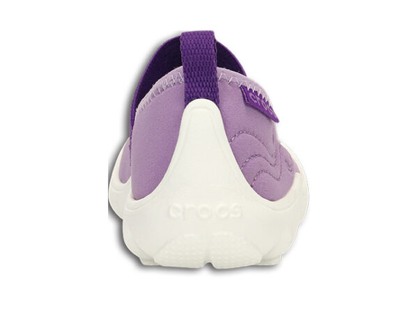 Crocs Duet Busy Day Mary Jane Children's Iris Neon Purple - Image 4