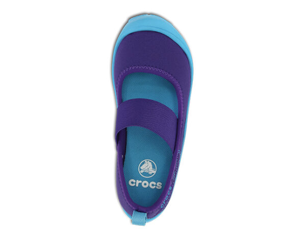 Crocs Duet Busy Day Mary Jane Children's Ultraviolet Electric Blue - Image 3