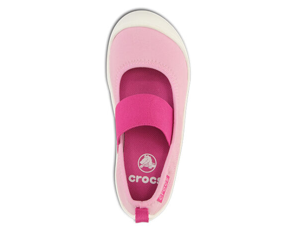 Crocs Duet Busy Day Mary Jane Children's Carnation Fuchsia - Image 3