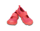 Crocs Duet Busy Day Mary Jane Children's Coral Raspberry