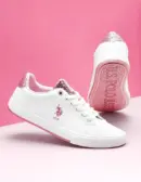 US Polo Women Lace Ups Logo Beverly 2.0 Sneakers White