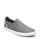 US Polo Men Round Toe Solid Timeo Slip On Sneakers Grey