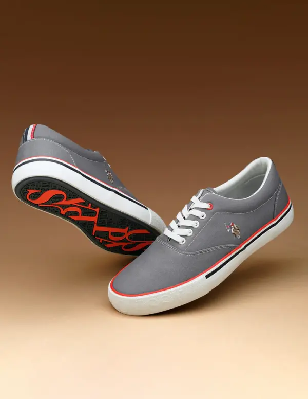 US Polo Men Clyde Solid Sneakers - Image 3