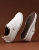 US Polo Men Central Lacing Solid Conrad Sneakers White