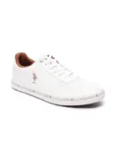 US Polo Men Central Lacing Solid Conrad Sneakers White
