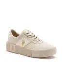 US Polo Assn Women's Beige Sneakers