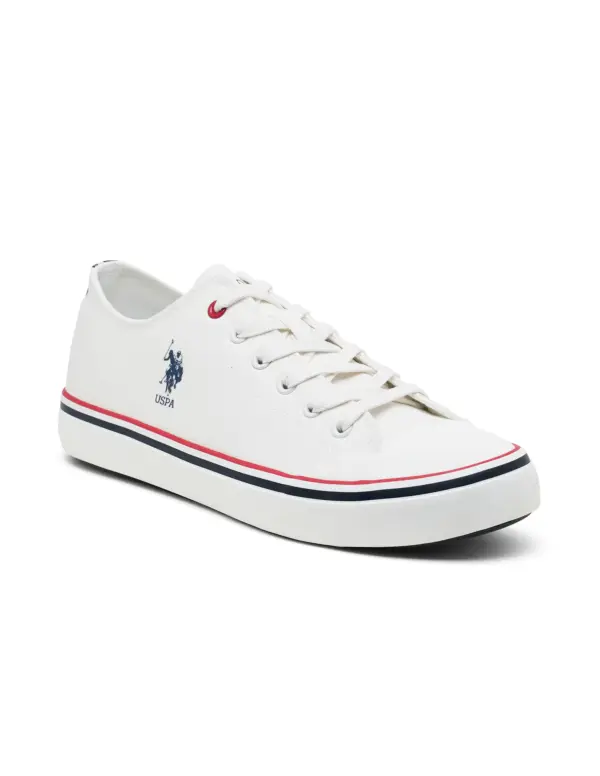 U.S. Polo Assn. Men Kenna Off White Classics Sneakers - Image 2