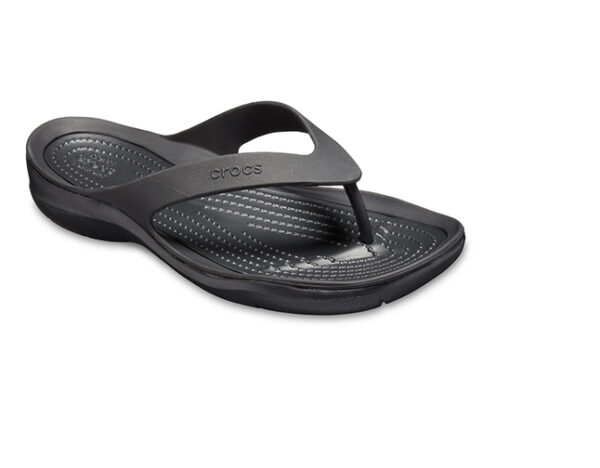 Crocs Women's Swiftwater Flip Black Black - Image 2