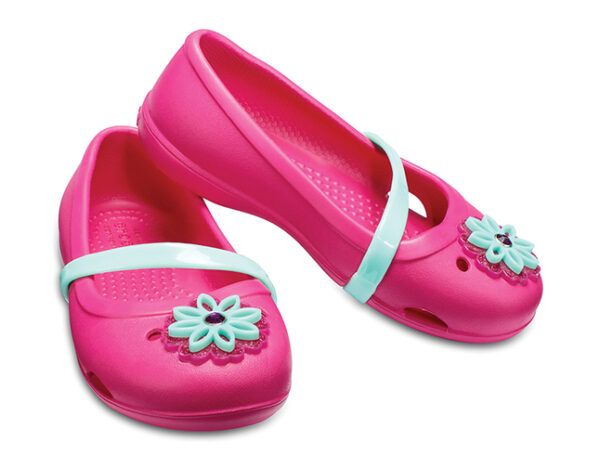 Crocs Lina Flat Kids Candy Pink - Image 3