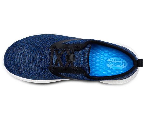 Crocs LiteRide Lace Men Blue Jean White - Image 4
