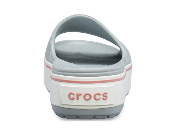 Crocs Crocband Platform Slide Light Grey Rose - Image 4