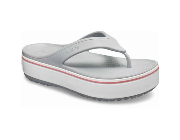 Crocs Crocband Platform Flip Light Grey Rose - Image 2