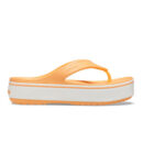 Crocs Crocband Platform Flip Cantaloupe White