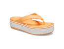 Crocs Crocband Platform Flip Cantaloupe White