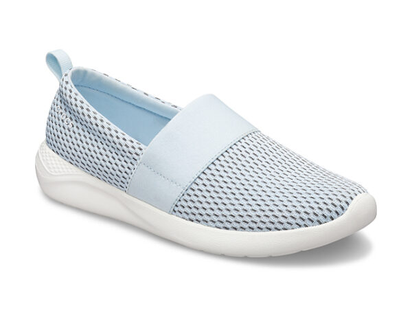 Crocs LiteRide Mesh Slip On Mineral Blue White - Image 2