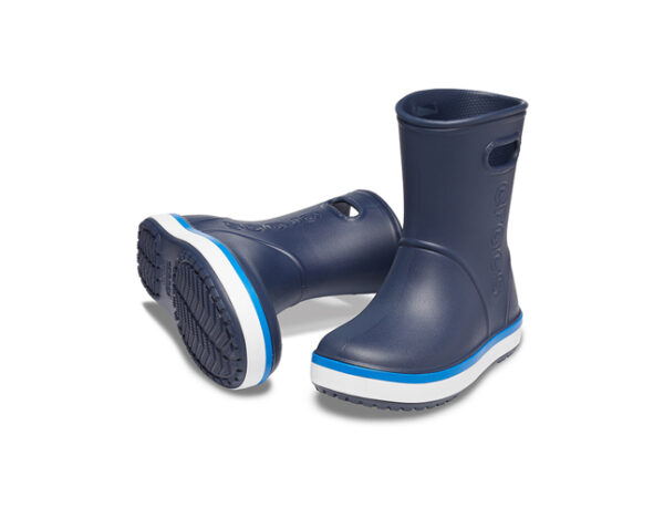 Crocs Crocband Rain Boot Kids Navy Bright Cobalt - Image 4