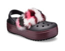 Crocs Crocband Platform So Luxe Clog Black Burgundy