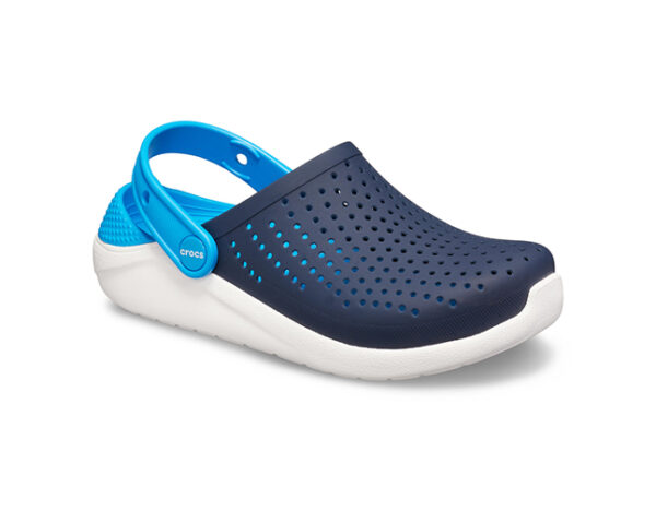 Crocs LiteRide Clog Kids Navy White - Image 2