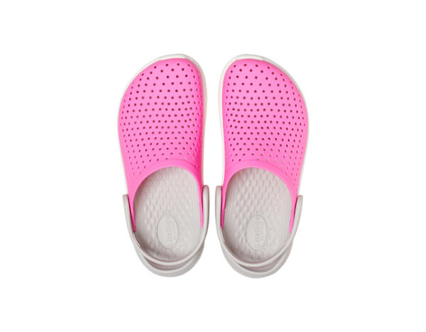 Crocs literide Clog kids Electric Pink White - Image 3
