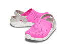 Crocs literide Clog kids Electric Pink White