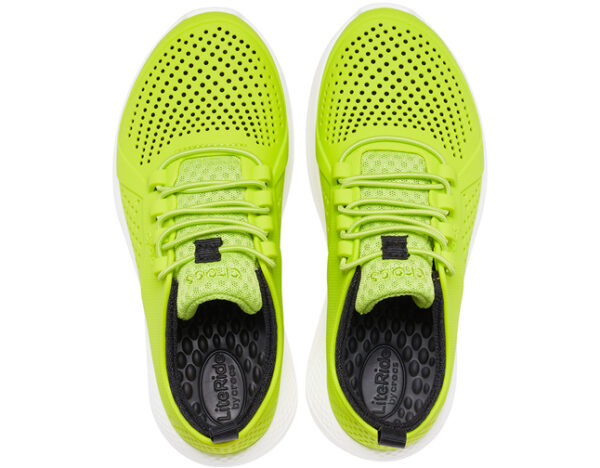 Crocs LiteRide Pacer Kids Lime Punch Black - Image 3