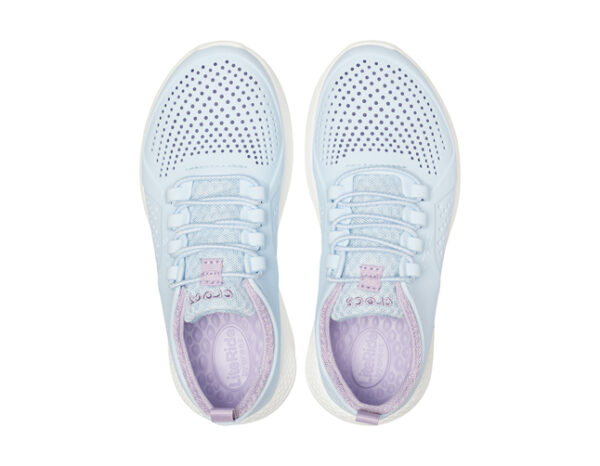 Crocs LiteRide Pacer Kids Mineral Blue White - Image 3
