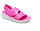 Crocs LiteRide Stretch Sandal Electric Pink Almost White
