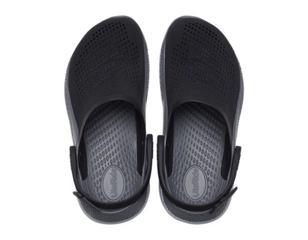 Crocs LiteRide 360 Clog Kids Black Slate Grey - Image 3