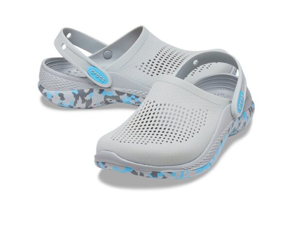 Crocs LiteRide 360 Marbled Clog Light Grey Oxygen - Image 4