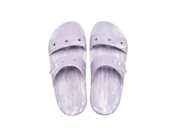 Classic Crocs Marbled Sandal Lavender Multi - Image 3