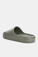Pull&Bear Rubberized chunky slide Khaki